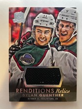 22-23 The Cup Hockey Renditions Relics Rookie RR-DG Dylan Guenther