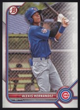 2022 Bowman Draft #BD-173 Alexis Hernandez  Chicago Cubs