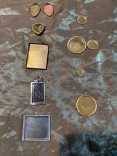 Large lot Fancy mixed closed bezels for epoxy resin jewelry