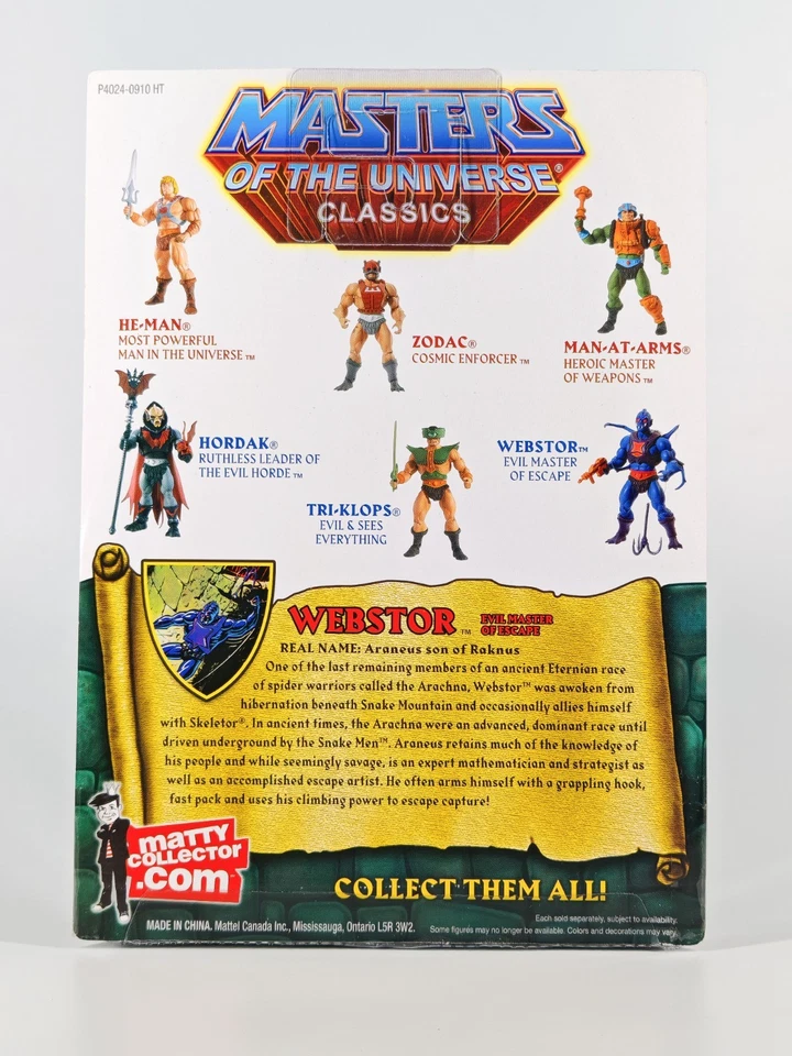 Webstor 1st ed. MISB MOTUC - He-Man Skeletor Masters of the Universe - Immagine 4 di 4