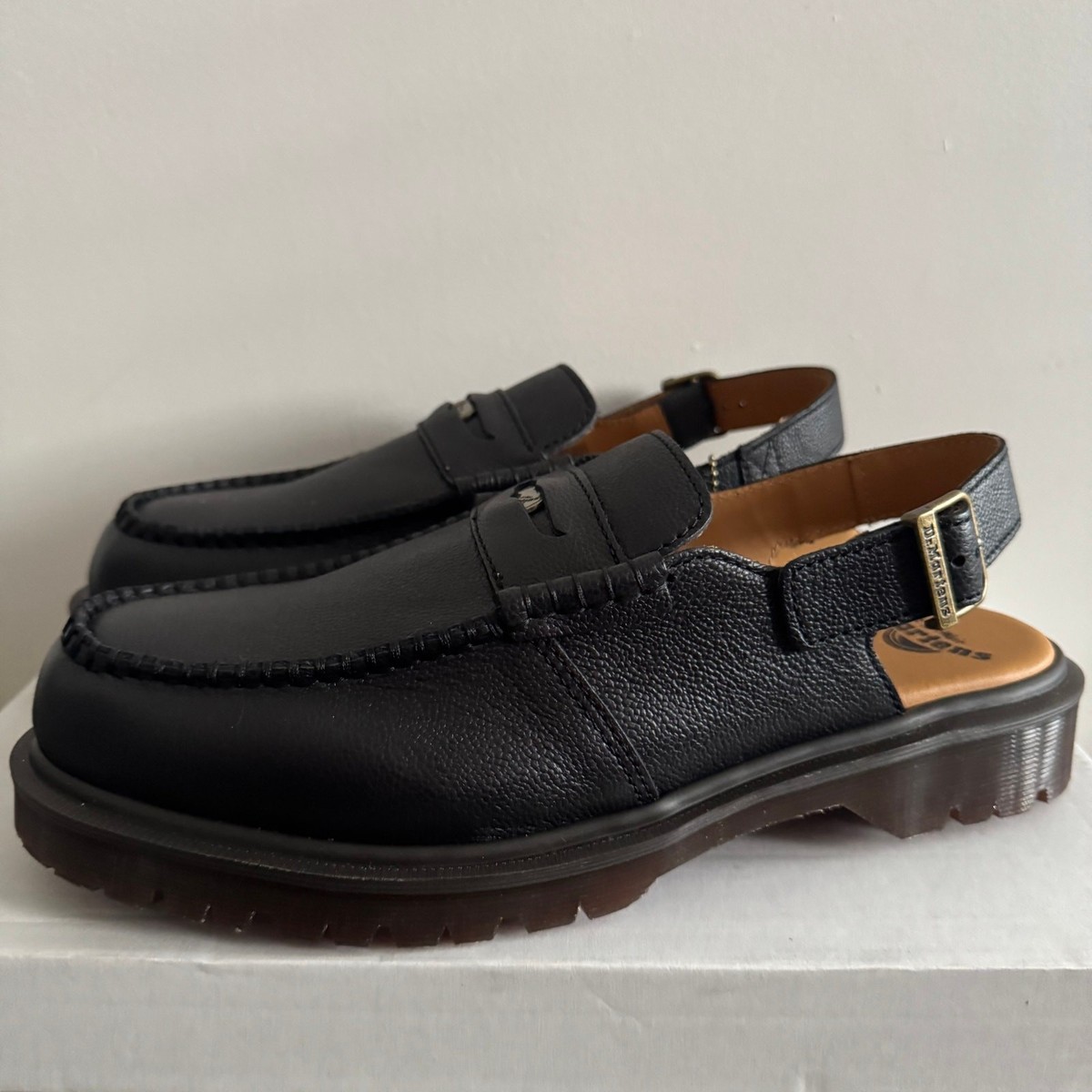 Dr Martens★PENTON SLINGBACK WESTMINSTER★BLACK New Dr. Martens Penton Westminster Slingback Mules Black