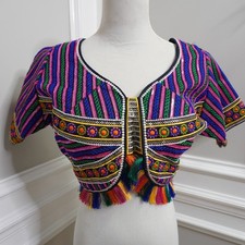 NEW Colorful Navratri Sari Indian Traditional Blouse