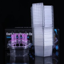 20PCS Hive Cups Disposable Tattoo Cartridge Needle Cup Holder Transparent Tattoo