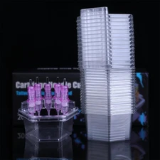 20PCS Hive Cups Disposable Tattoo Cartridge Needle Cup Holder Transparent Tattoo