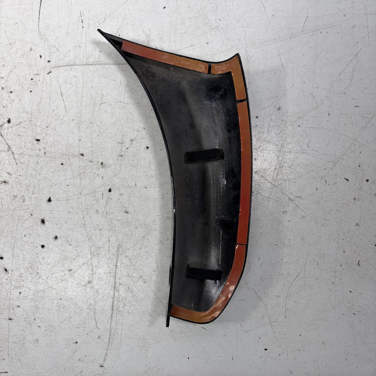 04-06 Acura MDX Left Front Bumper Fender Flare Molding Black 08P21