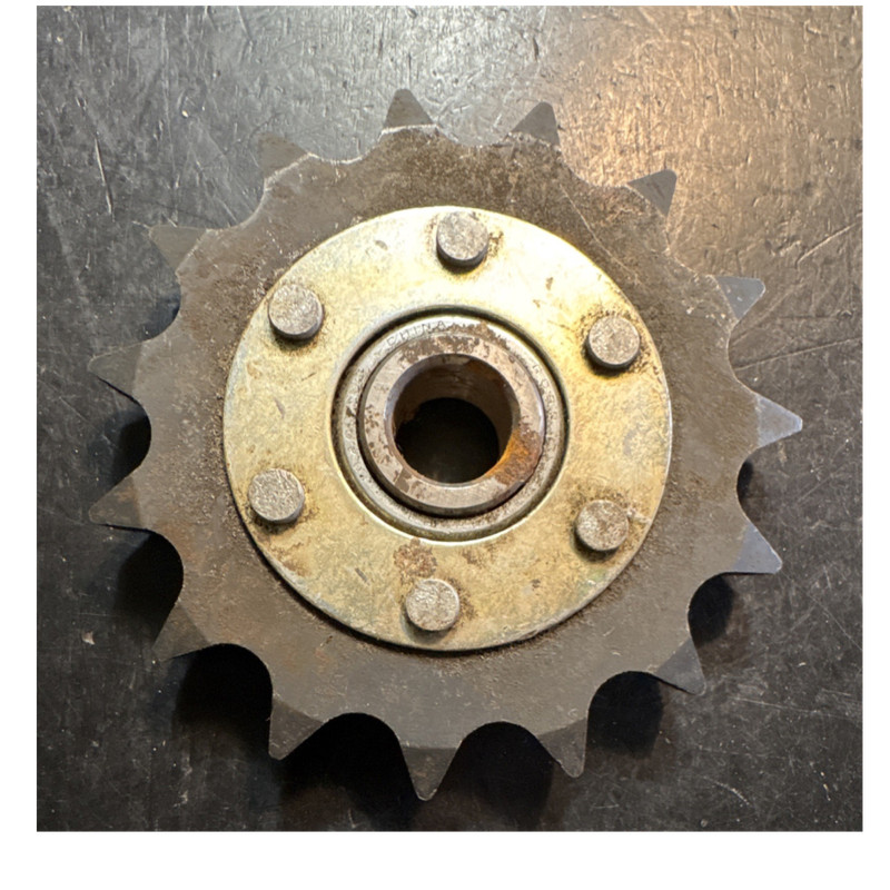Industrial Ball Bearing Idler Sprocket 15 tooth 60 chain 5/8” bore (1) new