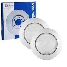 2x HELLA Pagid Disques Ø330mm Arrière Convient pour Dodge Durango Jeep Grand