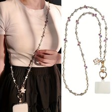 Mobile Phone Crossbody Strap Long Phone Chain Phone Neck Straps Bag Chain