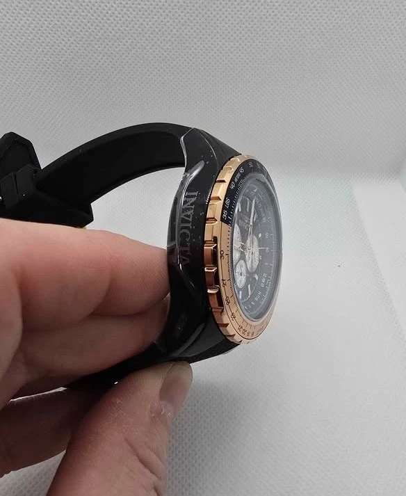 Invicta Aviator Skyshock Men’s Watch – 50mm Black & Rose Gold 37032 MSRP $595.00 - Image 2 of 4