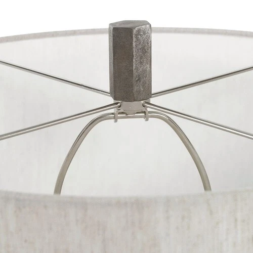 UTTERMOST 28118 IVOR TAPERED CAST IRON INDUSTRIAL FARMHOUSE FLOOR LAMP - Picture 4 of 6