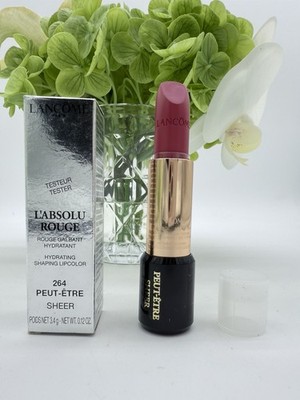 Lancome L'Absolu Rouge Hydrating Shaping Lipcolor 264 Peut-être 0.12oz Clear Cap
