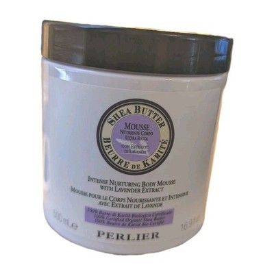 Perlier Shea Butter Body Mousse 16.9 fl oz-Lavender-New Sealed