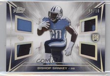 2014 Topps Prime Quad Relics Silver Rainbow 9/10 Bishop Sankey #QR-BS 0o9