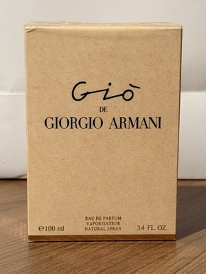 GIO DE GIORGIO ARMANI 3.4 Oz/ 100ML EDP . DISCONTINUED. NIB~SEALED. HARD TO FIND