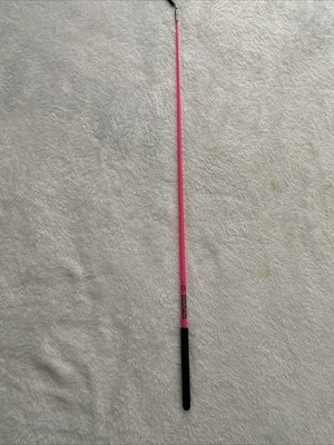 Sasaki Ribbon stick for rhythmic gymnastics pink stick with black carribin 57 cm