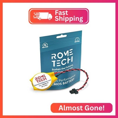 Rome Tech CR2025 W CMOS Battery for Dell Alienware M15 / M17 Genuine KTS 8b1 - L