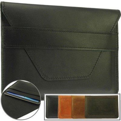 CRAFT'S CASE FÜR TABLET HANDGENÄHT VON COWHIDE LANGLEBIGE COVER FÜR APPLE...