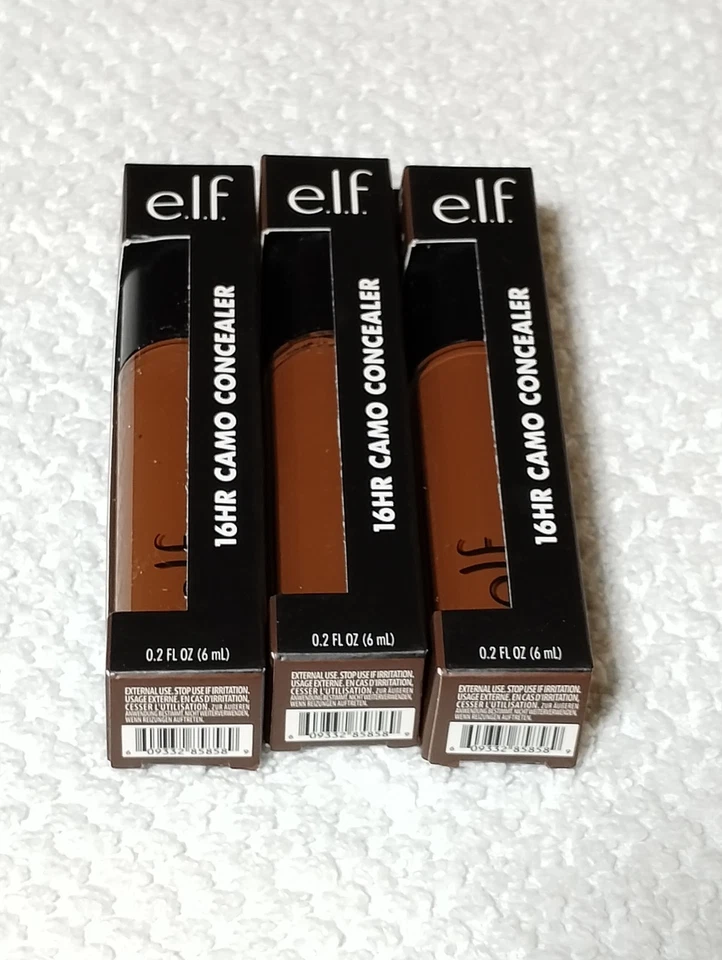 E.L.F 16hr Camo Concealer, Rich Ebony 0.2 fl oz, Lot of 3 (L) - Image 2 of 4
