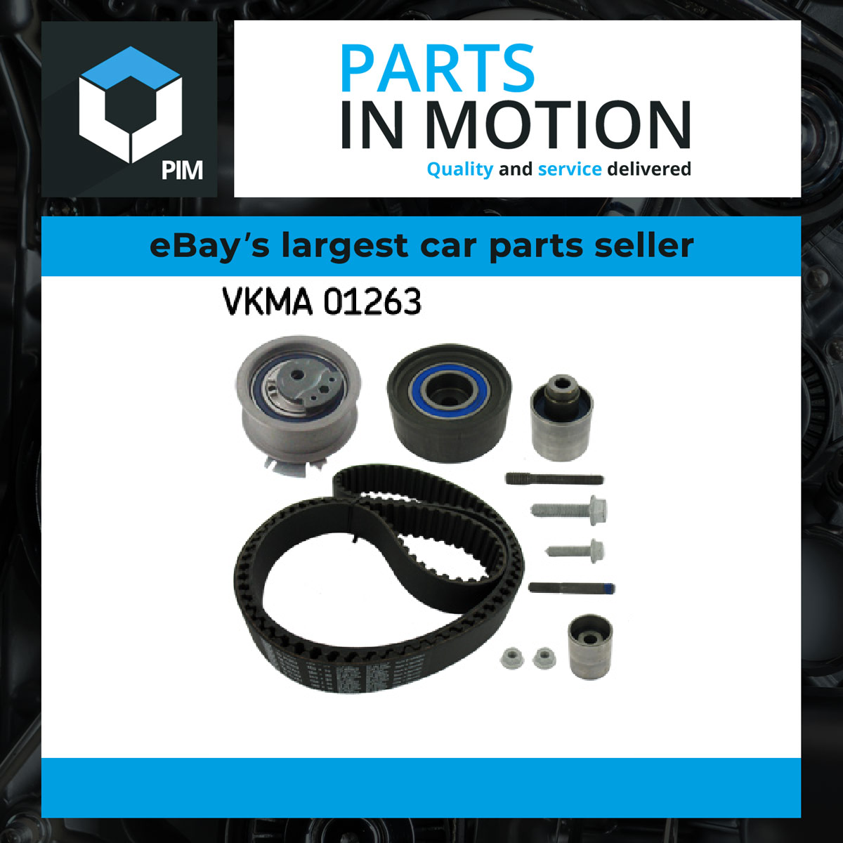 2x ✅Fits SKF VKMA 01263 Timing belt set VKMA 01263 Timing set (belt+ ⭐UK Seller⭐ - Image 4