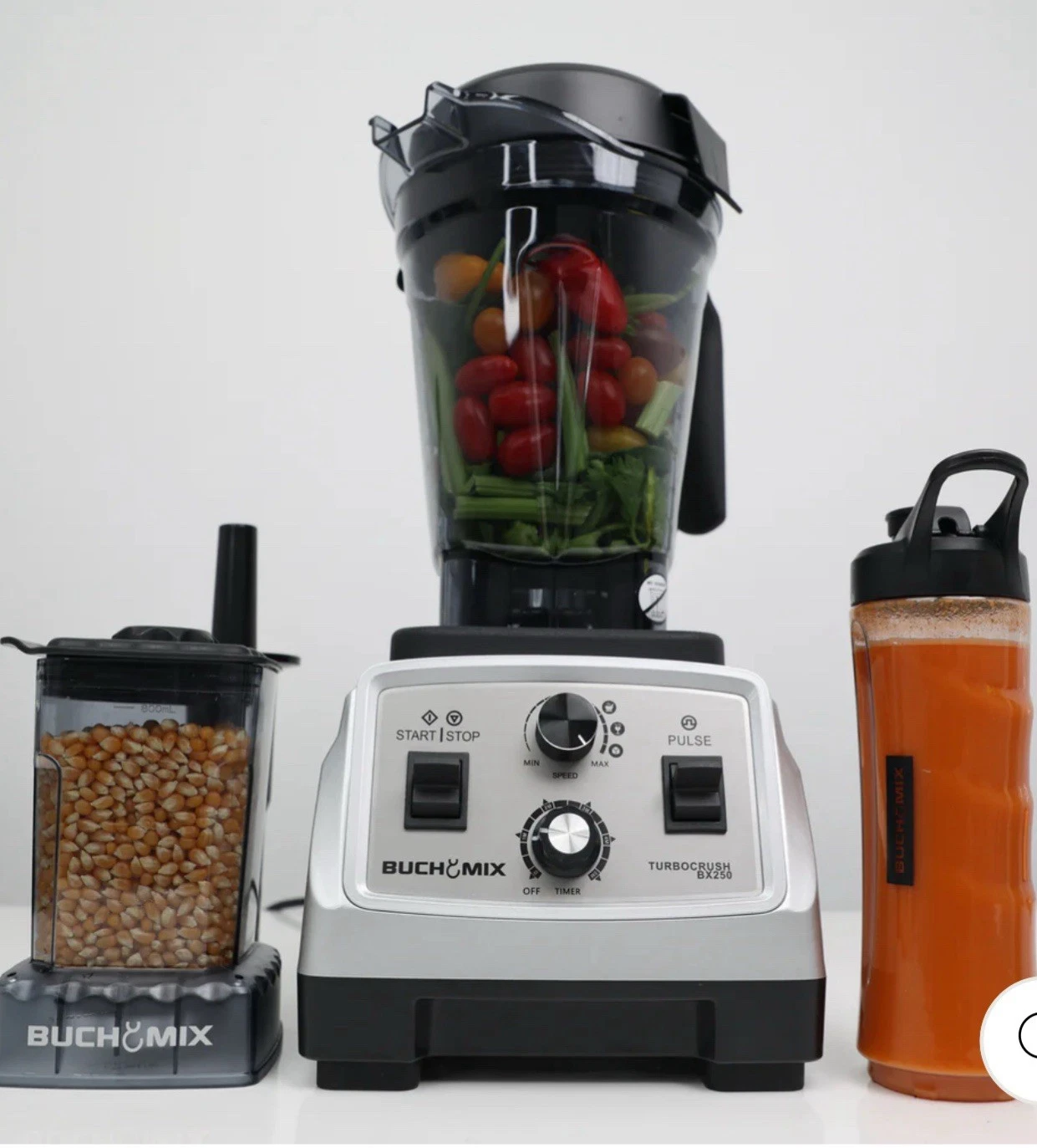 BUCHYMIX 3 In 1 SUPER HIGH PERFORMANCE BLENDER TURBOCRUSH (2025 UPGRADE) SILVER
Opens in a new windo