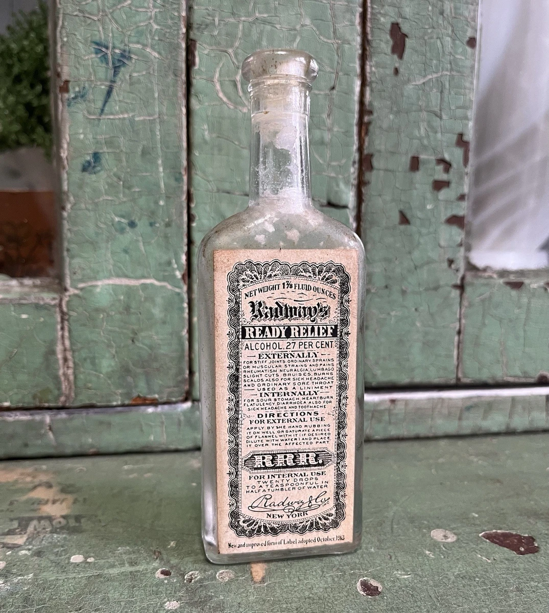 Medicine Bottle Label In Collectible Medicine Bottles 1900-Now for
