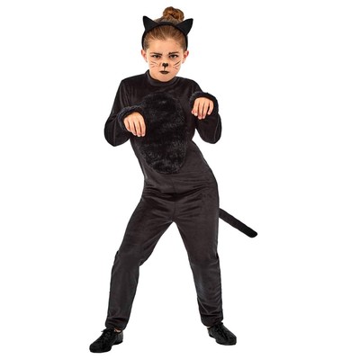 Costume Gatto Bambina, Vestito Gatto Bambina, Costume Carnevale