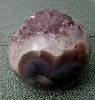 Rare Gorgeous Amethyst Geode Sphere Ball With Many Gold Vains See Pictures! — photo 4