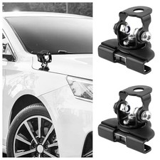 2PCS Car LED Light Bar Mounting Brackets with Hex Wrenches,Adjustable Car Black