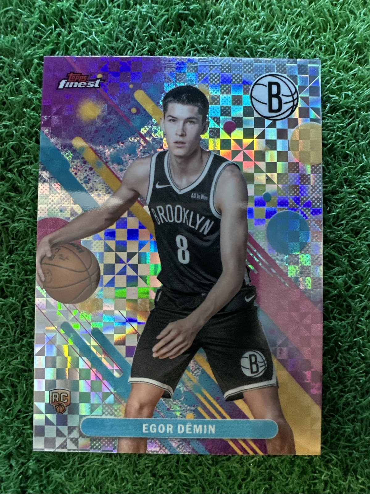EGOR DEMIN 2025-26 TOPPS FINEST COMMON ROOKIE REFRACTOR RC