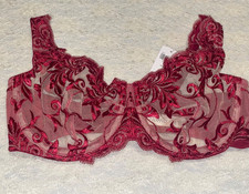 Soma Limited Edition Sensuous 34D Bra Ruby Soft Tan Crystals Valentine 