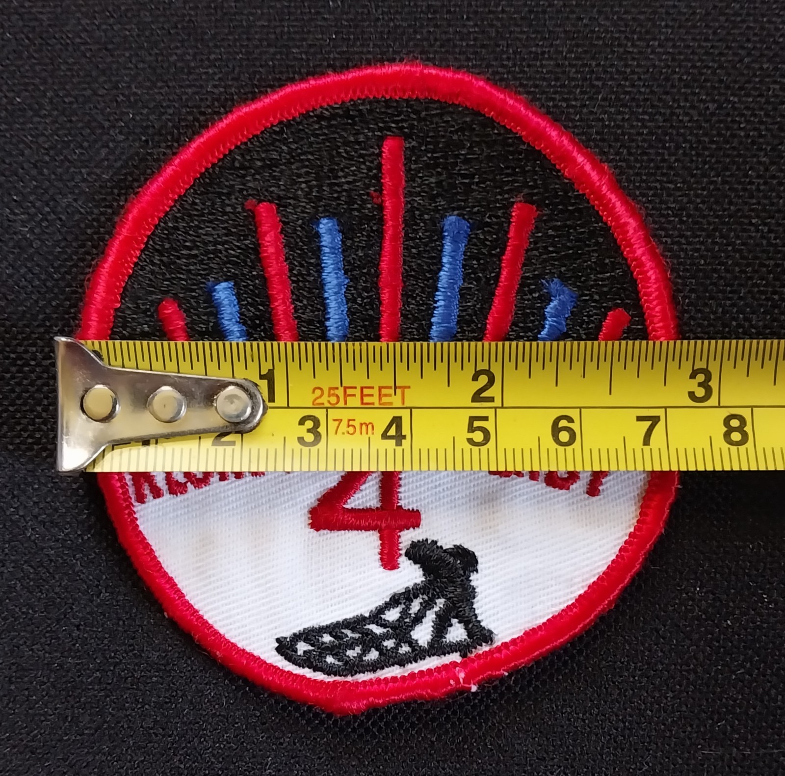 Vintage ~ BSA ~ KLONDIKE DERBY 4 ~ Old RARE Embroidered PATCH 60s image 2