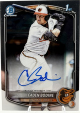 🔥🔥2025 Bowman Draft Chrome Auto Caden Bodine Rookie Orioles #CPA-CB🔥🔥
