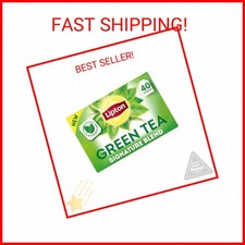 Lipton Signature Blend Green Tea Bags, Unsweetened Teabags for Hot Tea or Iced T