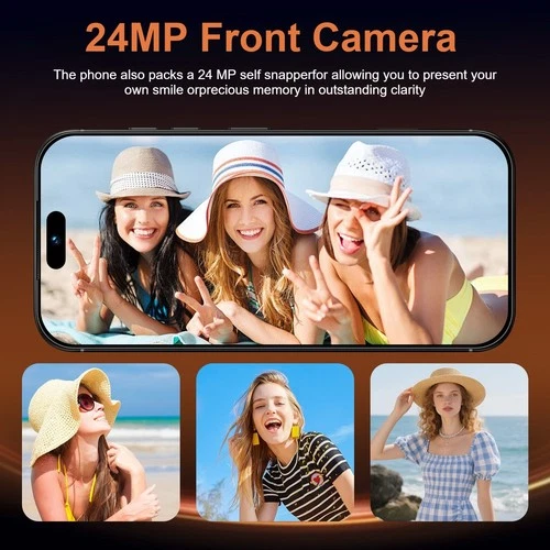 i17 Pro max Smartphone 6.8" HD Unlocked Android 8+256GB 8000mAh 24+48MP Dual SIM - Picture 7 of 19