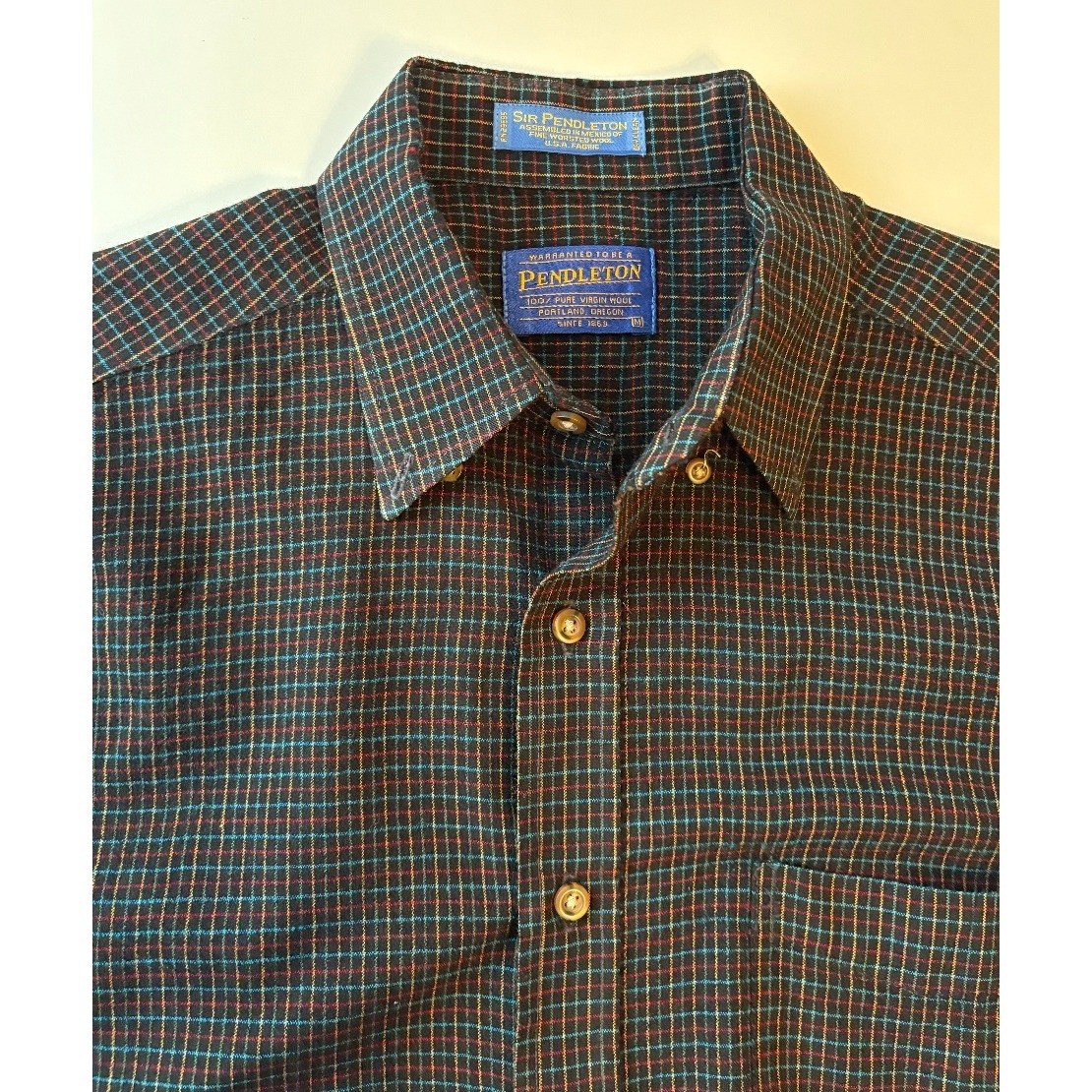 Pendleton Men's 'Sir Pendleton' Wool Button Down … - image 3