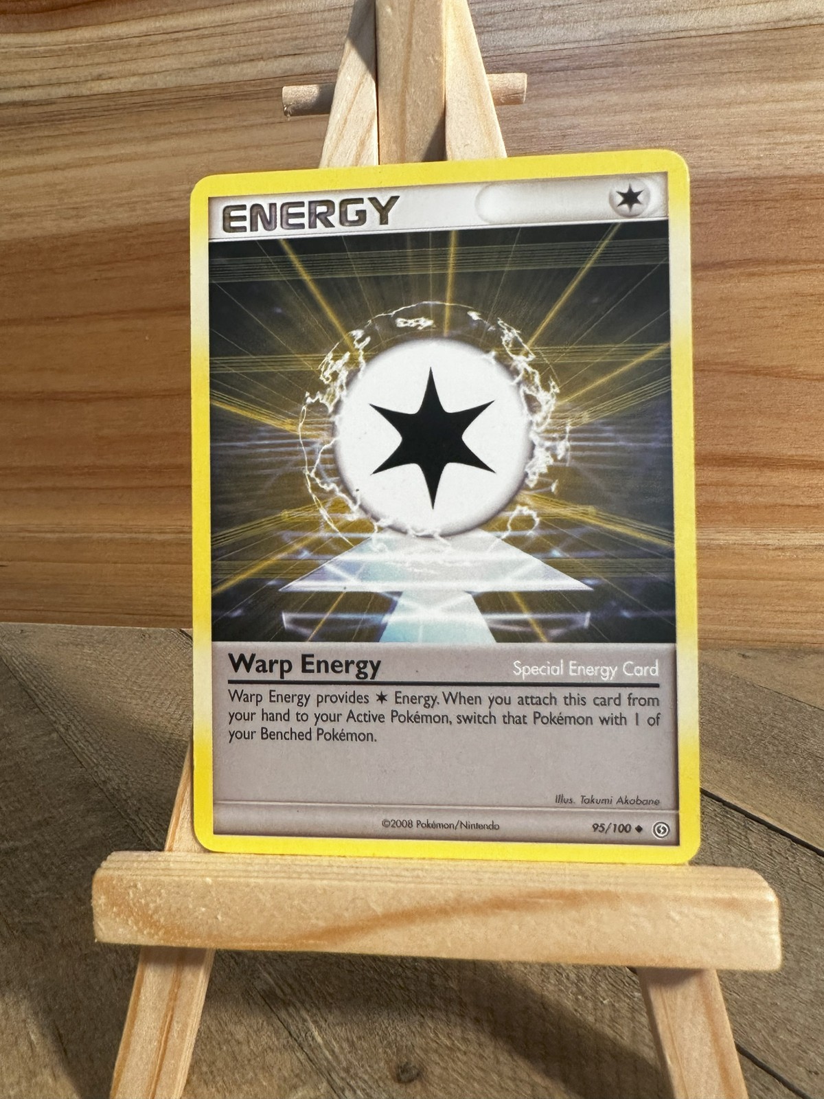 Pokemon Stormfront Warp Energy #95/100 NM