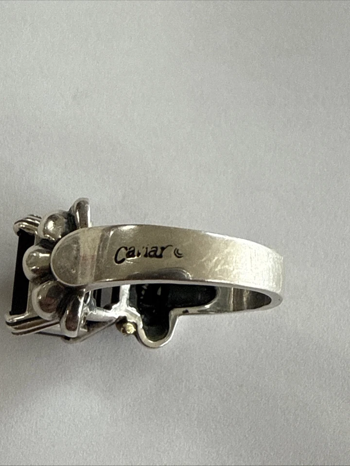 LAGOS Glacier Emerald-Cut Smokey Quartz Ring in Sterling Silver Size 8 - Image 4 of 4