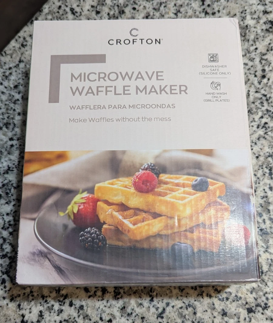 Crofton Microwave Waffle Maker - Waffle Without The Mess
Opens in a new window or tab