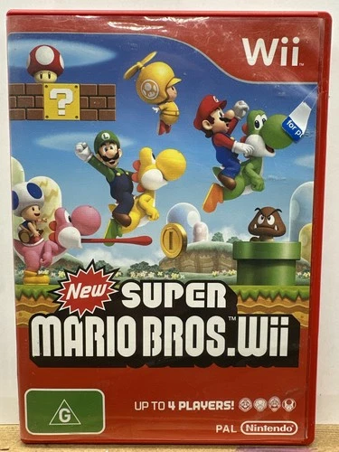 New Super Mario Bros. Wii - Nintendo Wii In Good Condition -10369