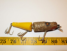 Vintage Creek Chub Wood Pickerel Pikie Fishing Lure