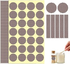 60 Pcs Match Striker Stickers Match Striker Paper W/ Adhesive Honeycomb Textured