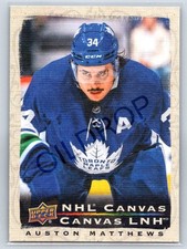 Auston Matthews NHL Canvas 2020-21 Tim Hortons Upper Deck Hockey NHL Card C-10