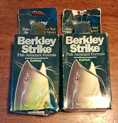 Berkley Strike Catfish Fish Attractant Scent, Green 8 fl oz, 2 Pack