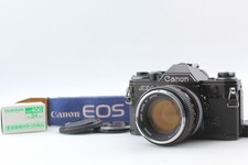  Near MINT  Canon AE-1 Film Camera Black w/ FD 50mm F1.4 O Lens from JAPAN