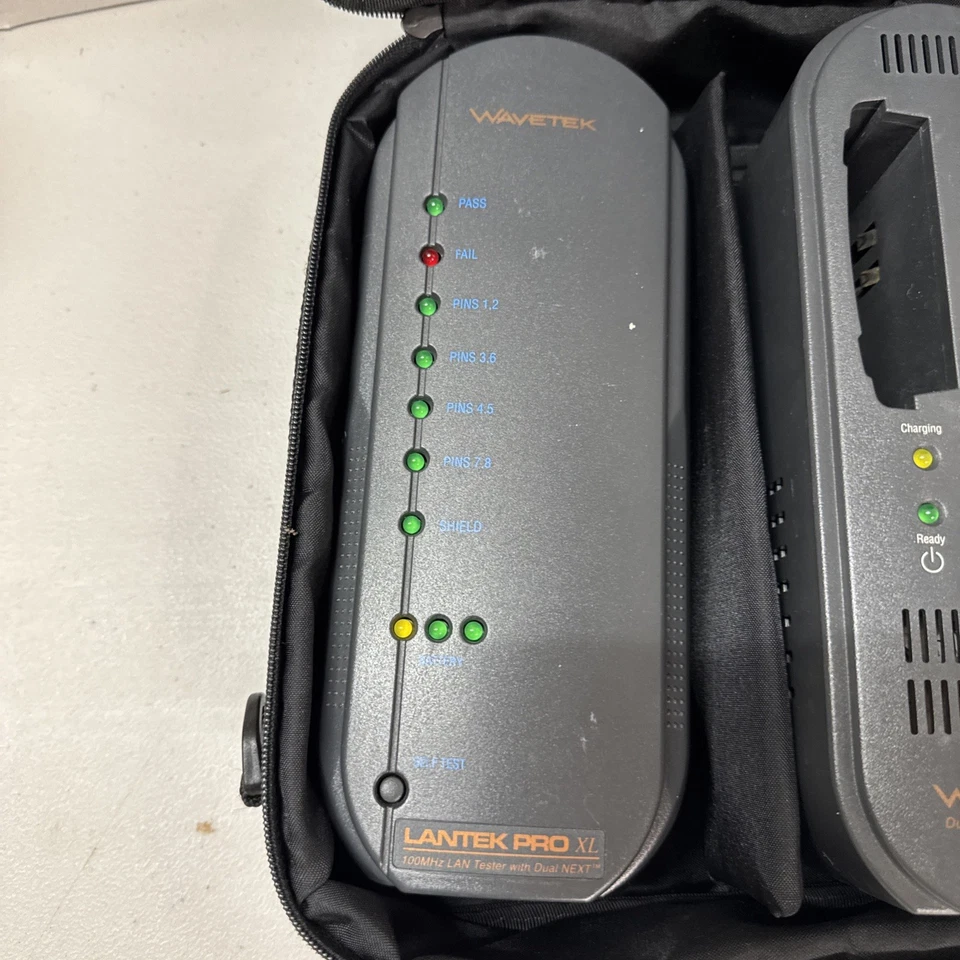 Wavetek Lantek Pro & Lantek Pro XL 100 MHZ LAN No Power Cable Untested - Image 4 of 4