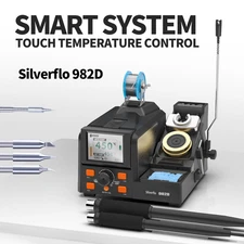 Silverflo 982D 150W Precision C210/C245 Soldering Iron Station Kit Digital LCD