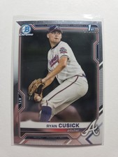 2021 Bowman Chrome 1st Ryan Cusick BDC 27 Atlanta 