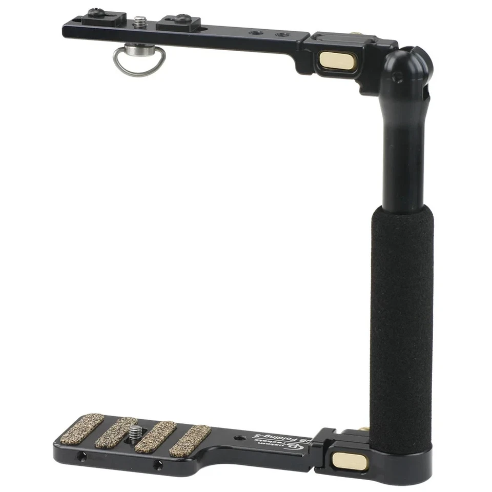 Custom Brackets CB Folding-S Off Camera Flash Bracket - MINT - Made in USA - Image 3 of 4