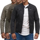 Men's jacket between-seasons jacket quilted jacket biker motorcycle look MC Redbridge