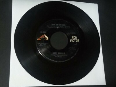 1967 Eddy Arnold: Lonely Again/Love On My Mind, VG+ 7'' record Country RCA Victor
